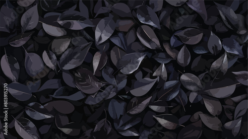 Dry black tea leaves as background style vector