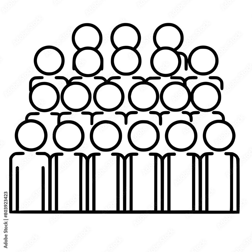 Obraz premium teamwork icon, crowd icon, leadership icon, community icon, manager icon, meeting icon, employee icon, organization icon, businessman icon, group icon of icon people, crowd icon of icon people