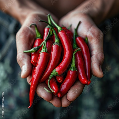 The setting of chili in the bowl and its preparation in the form of sauce and extra hot chili seasoning are good for cooking, extreme food adrenaline