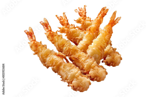 Crispy tempura delight isolated on transparent background