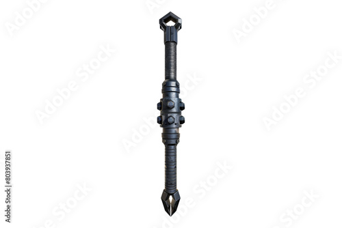 Electroshock weapon tool isolated on transparent background photo