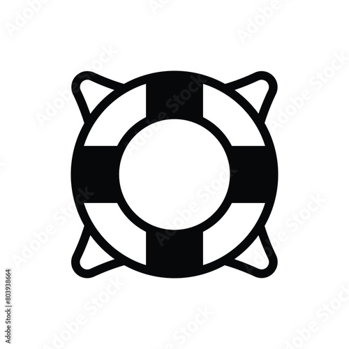 Lifebuoy vector icon