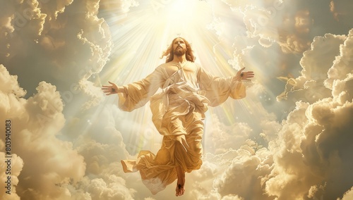 The Glorious Ascension of Jesus Christ: Rising with Faith to Join the Heavenly Realm photo