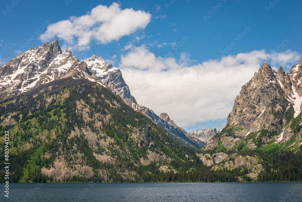 Jenny Lake at Grand Tetons National Park in the U.S. state of Wyoming