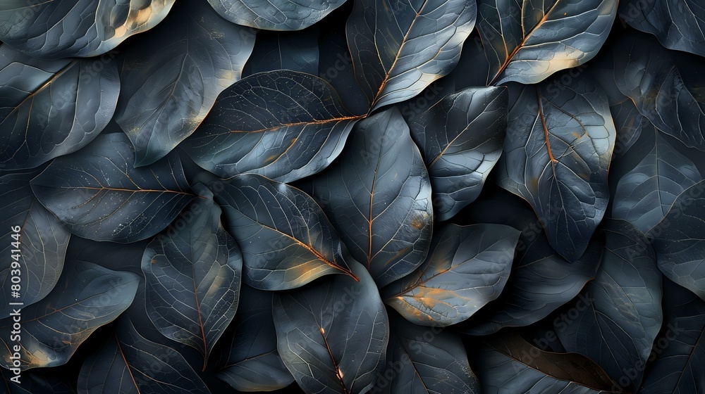 Obraz premium Luxuriant Foliage in Chiaroscuro Style