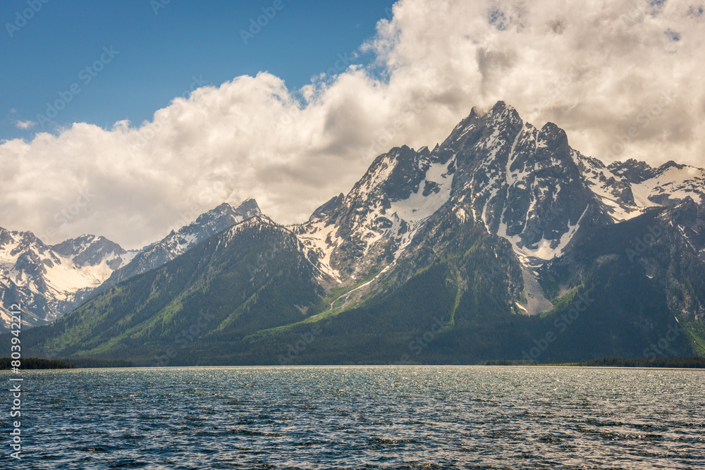 Jenny Lake at Grand Tetons National Park in the U.S. state of Wyoming