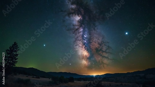 sky with stars Starry Night Celestial Symphony