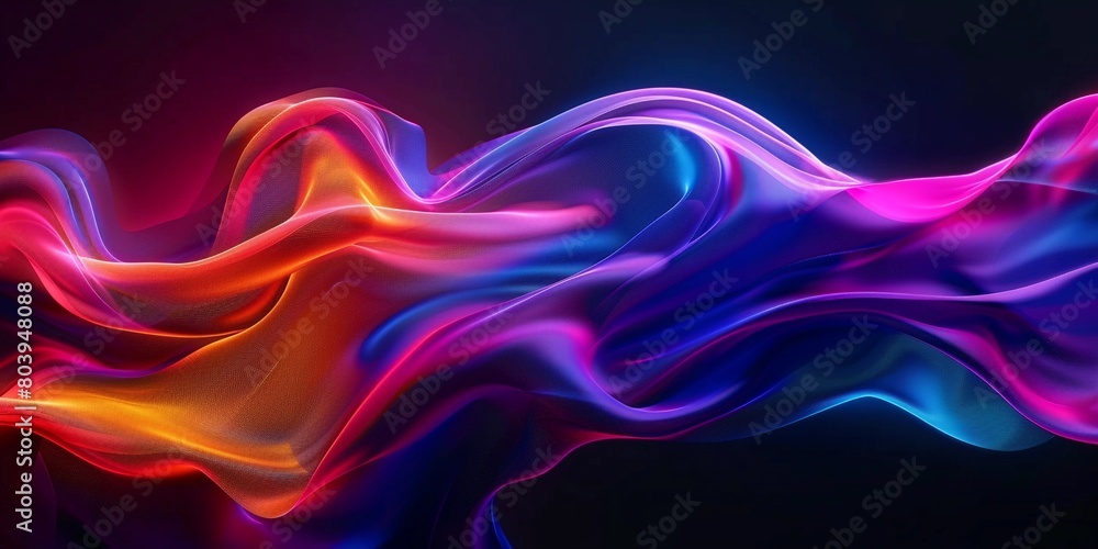Dark abstract background with a glowing abstract waves abstract background
Dark abstract background with a glowing abstract waves abstract background