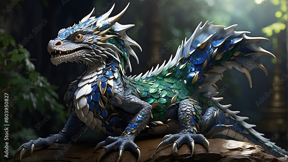 Baby Dragons are rare in legends in the fantasy forest.
Baby Dragons are rare in legends in the fantasy forest.