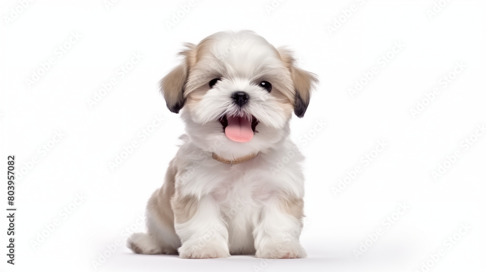 white puppy dog