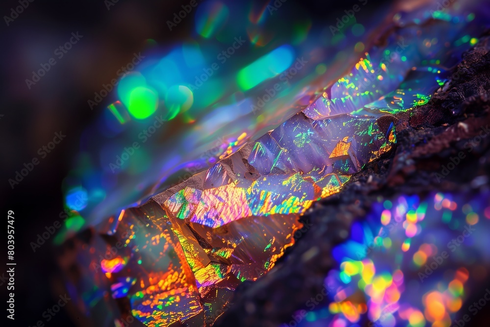 Multicolored rainbow large bokeh effect background Multicolored rainbow large bokeh effect background