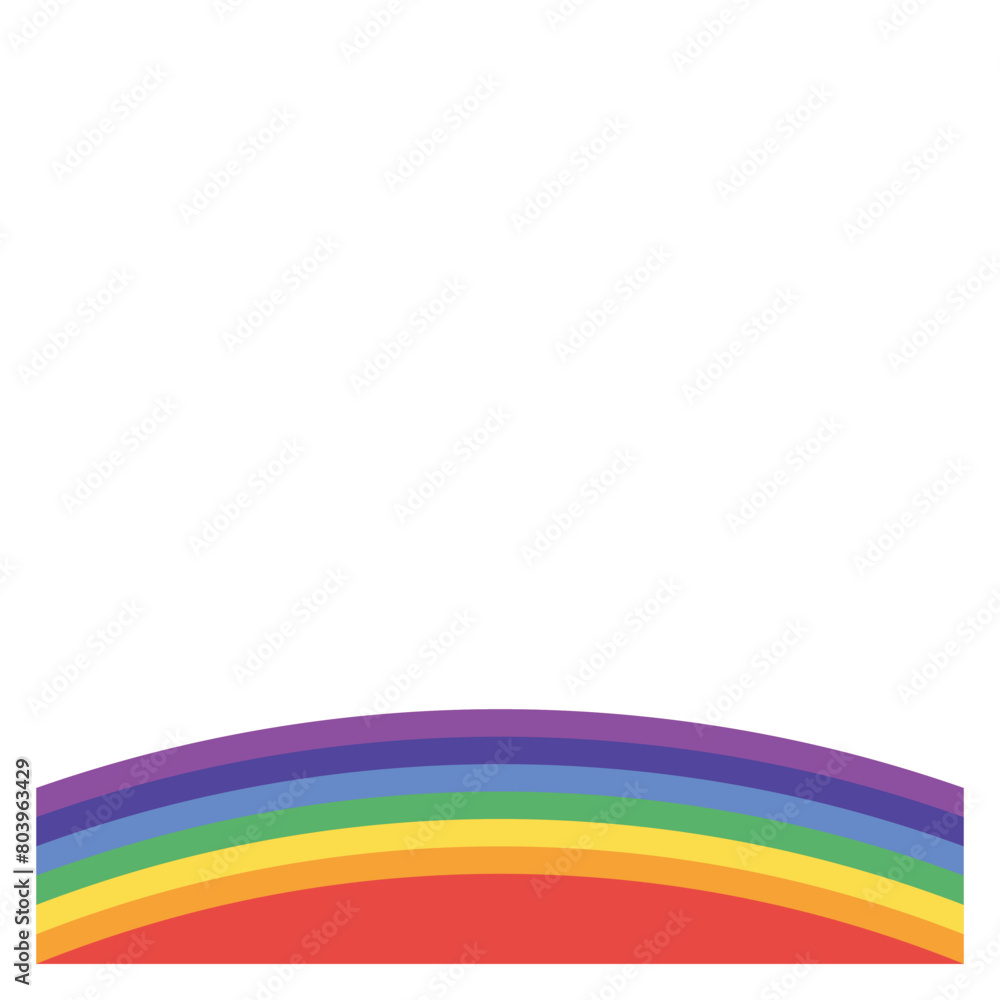 Obraz premium Rainbow Concept Border
