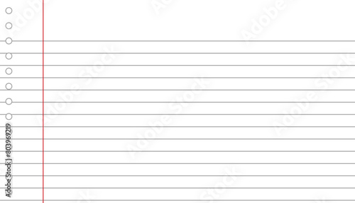 Paper line vector background, detailed lines paper texture, lines notebook paper, horizontal lines paper page