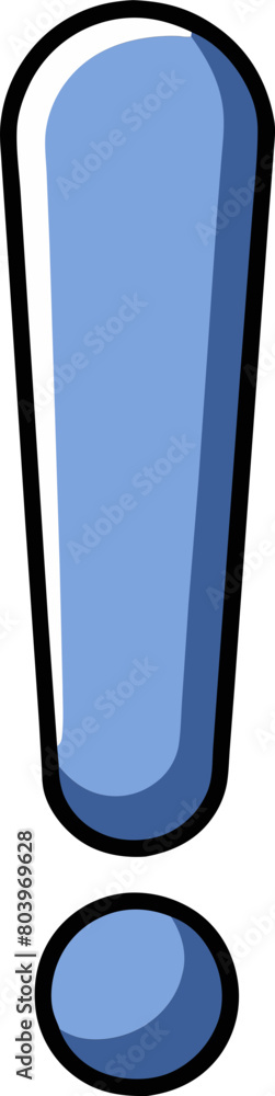 blue square button isolated
