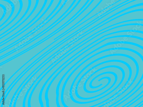 Fun 70s hippie background. Waves, vortices, swirl patterns. Twisted and distorted vector texture in trendy retro psychedelic style.