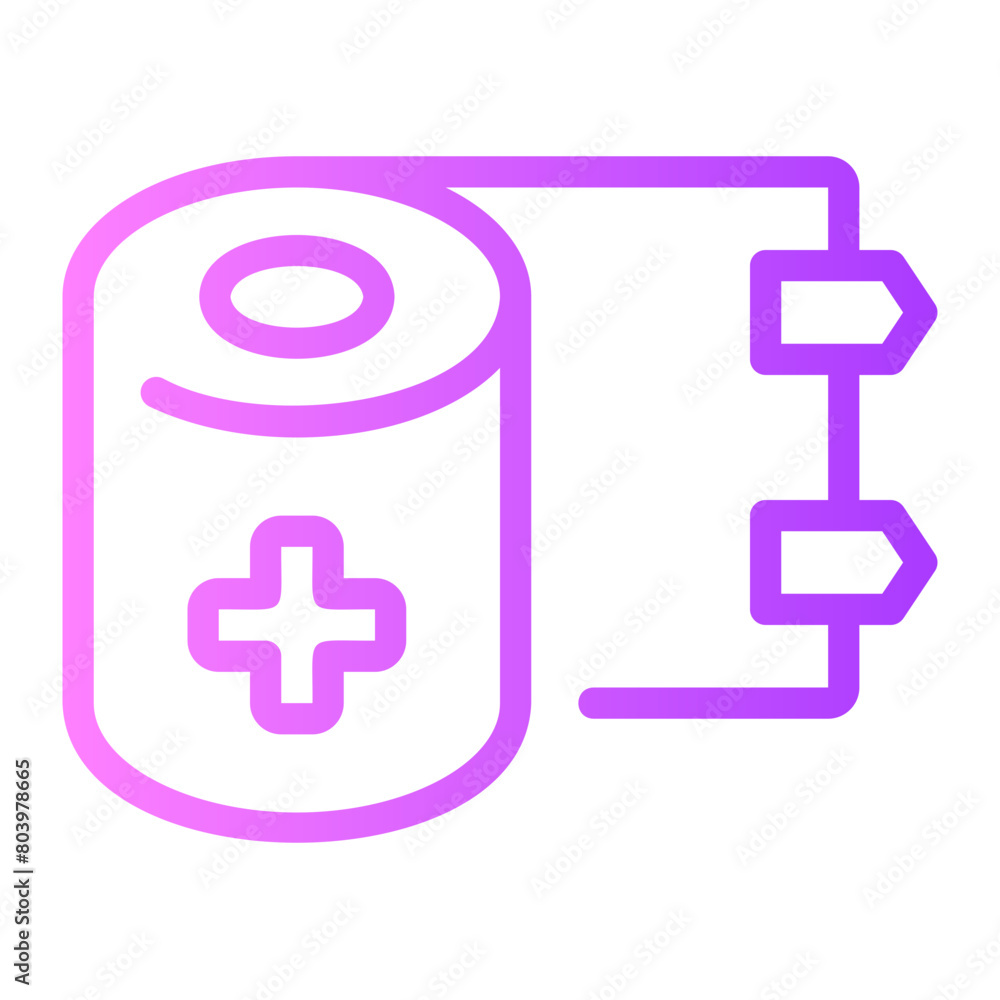 bandage gradient icon bandage gradient icon