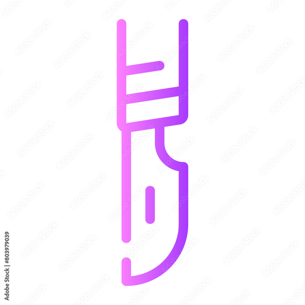scalpel gradient icon scalpel gradient icon