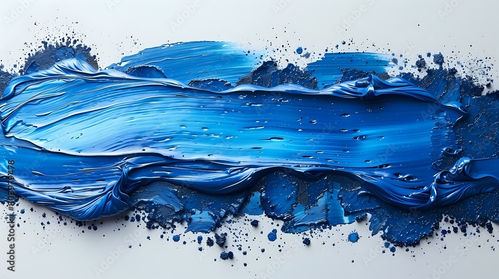Sleek Blue Paint Texture Sleek Blue Paint Texture
