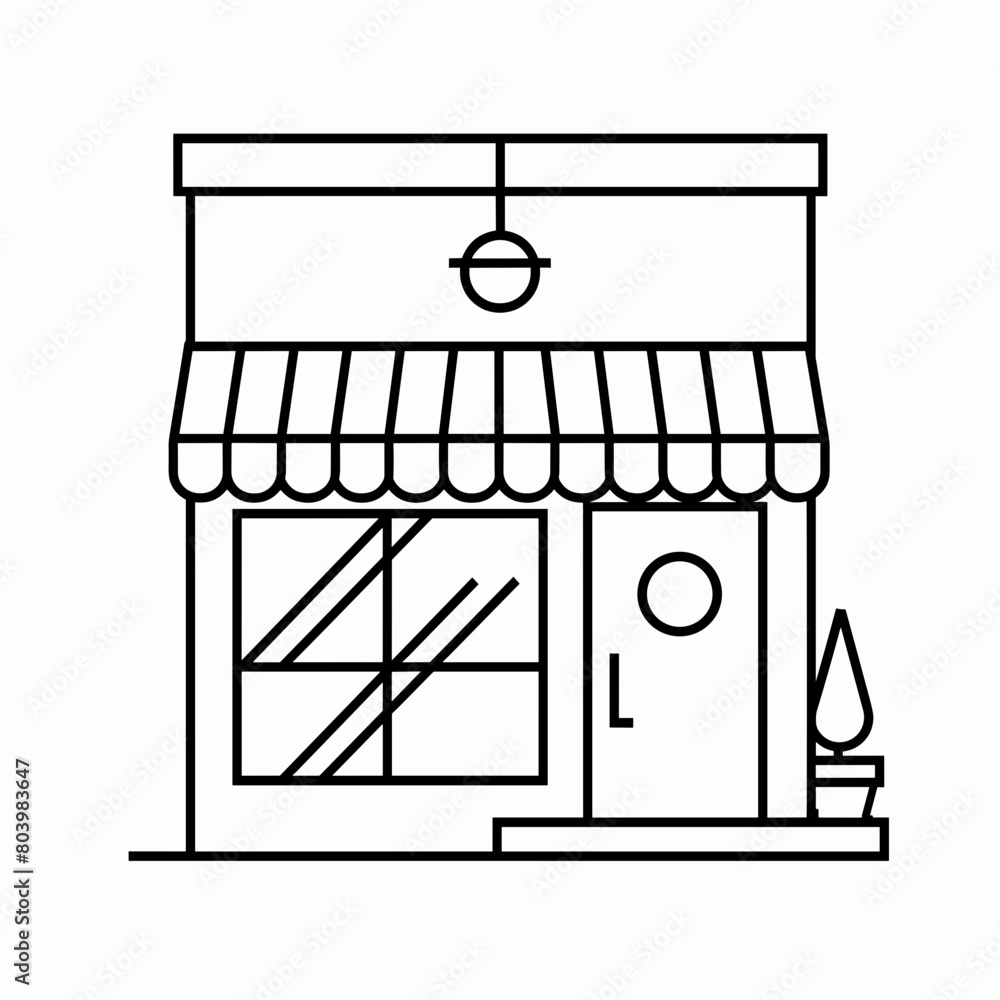icon of a stall icon of a stall