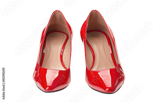 Fashionable Open-Toe Heels on Transparent Background