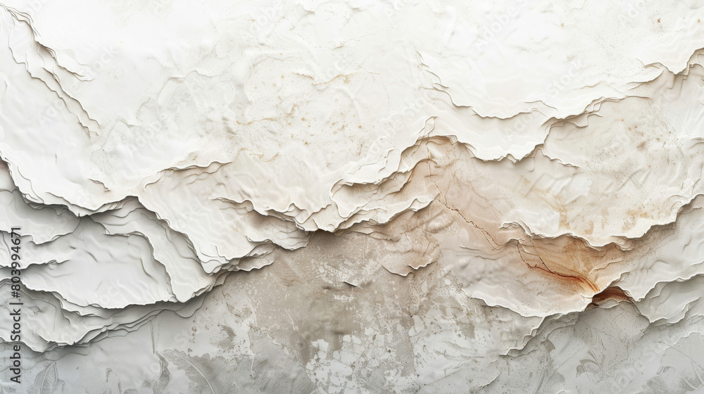 Abstract textured wallpaper in white and orange