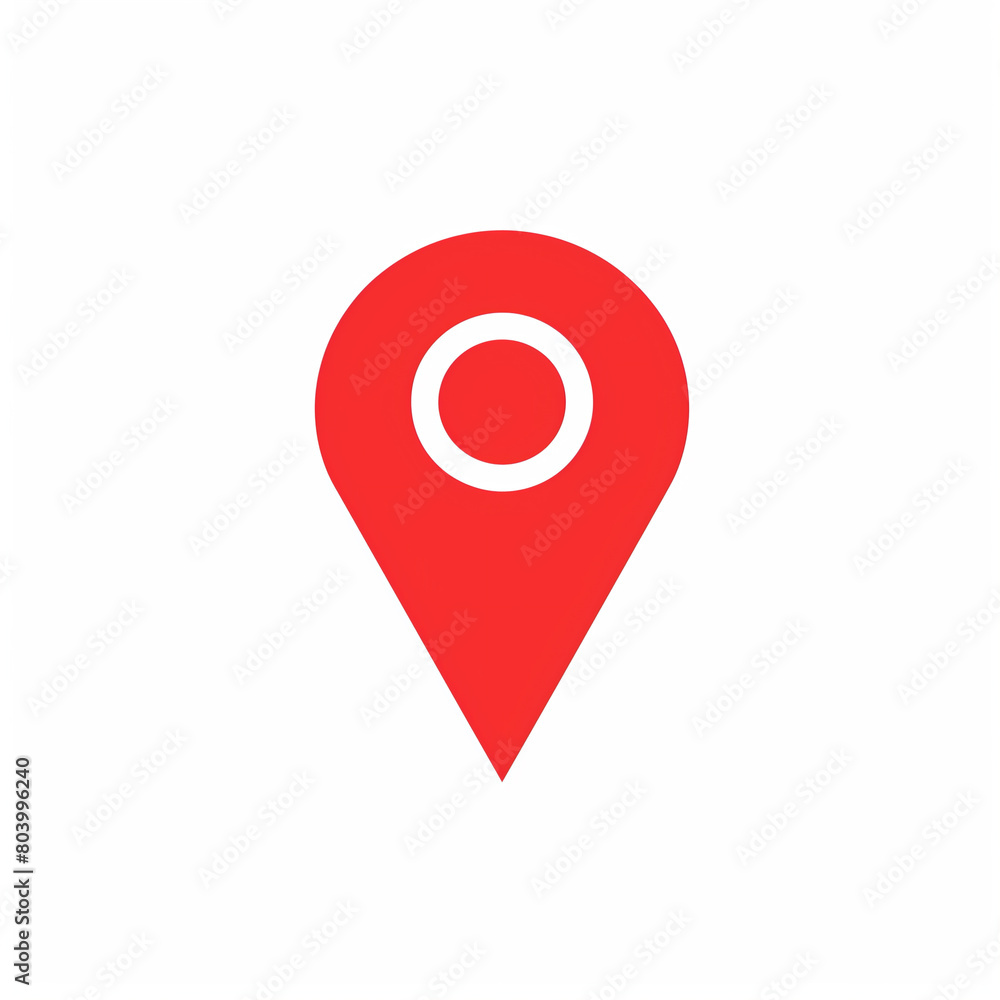 Map pin 2D Icon Map pin 2D Icon