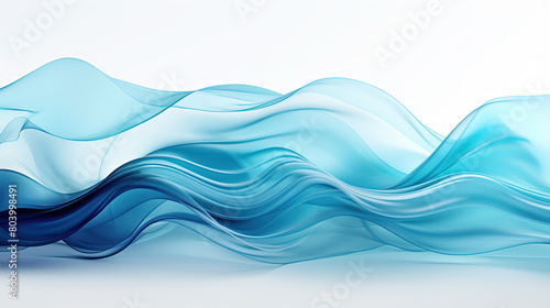 Wallpaper Mural Abstract Waves With Sprays and Layers of Translucence and Movement That Convey a Sense of Dynamic Fluidity Background Torontodigital.ca