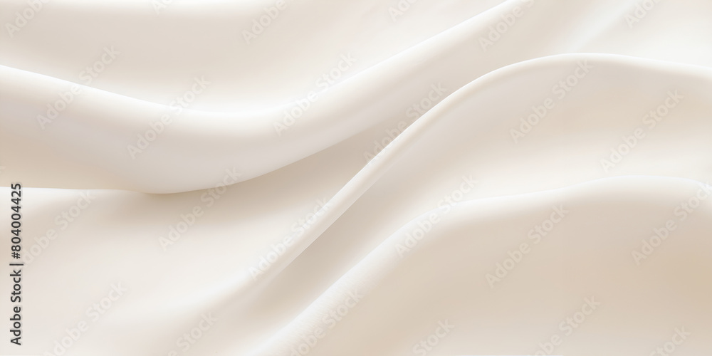A white fabric with a pattern of waves. The fabric is smooth and silky. The waves are gentle and flowing, giving the fabric a sense of calmness and serenity A white fabric with a pattern of waves. The fabric is smooth and silky. The waves are gentle and flowing, giving the fabric a sense of calmness and serenity