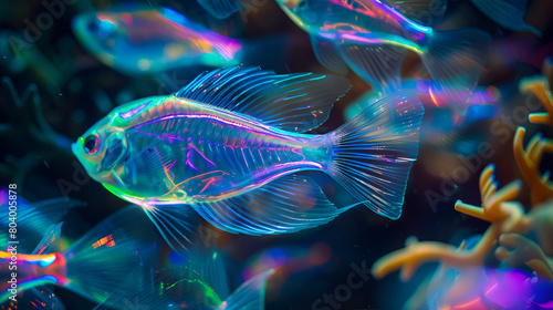 fish swimming in aquarium © LANDSCAPE LOOKS