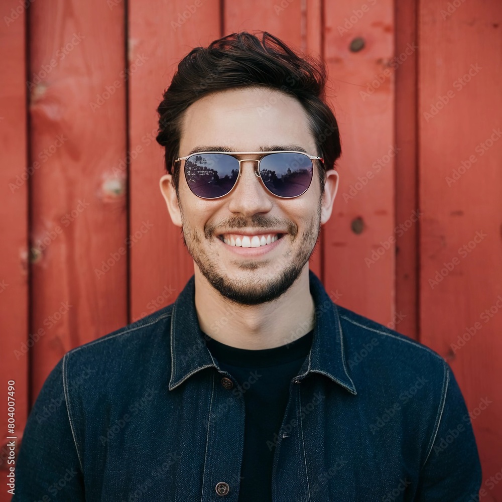 portrait of a man smilling portrait of a man smilling