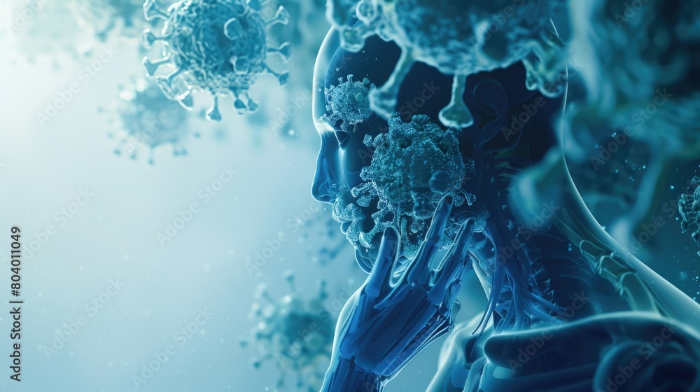 Close-up shot of water droplets on a blue human body. Ideal for skincare or spa concepts Close-up shot of water droplets on a blue human body. Ideal for skincare or spa concepts