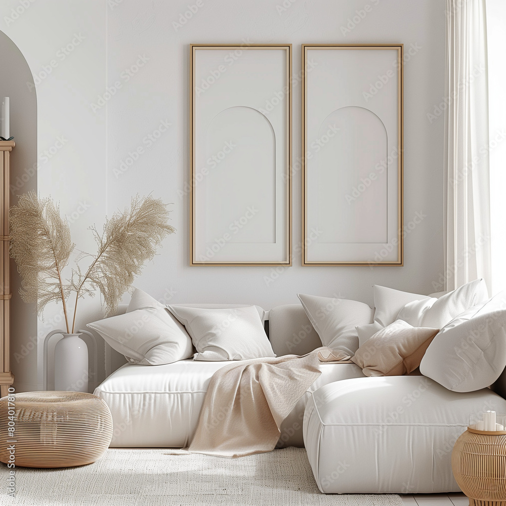 mock-up frame, no inside images, organic, minimalist, gallery wall frame mockup in white room 3d render, high quality, high definition, mock-up frame, no inside images, organic, minimalist, gallery wall frame mockup in white room 3d render, high quality, high definition,