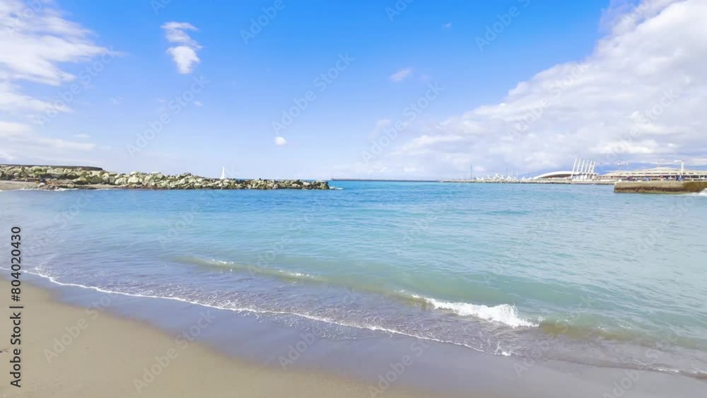 spiaggia e mar mediterraneo a genova italia, beach and mediterranean sea in genova italy spiaggia e mar mediterraneo a genova italia, beach and mediterranean sea in genova italy
