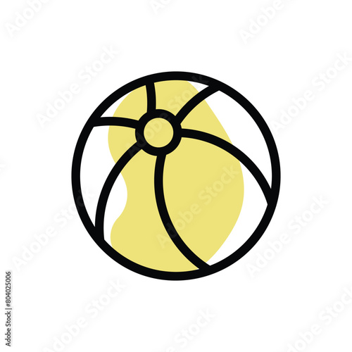Volleyball vector icon