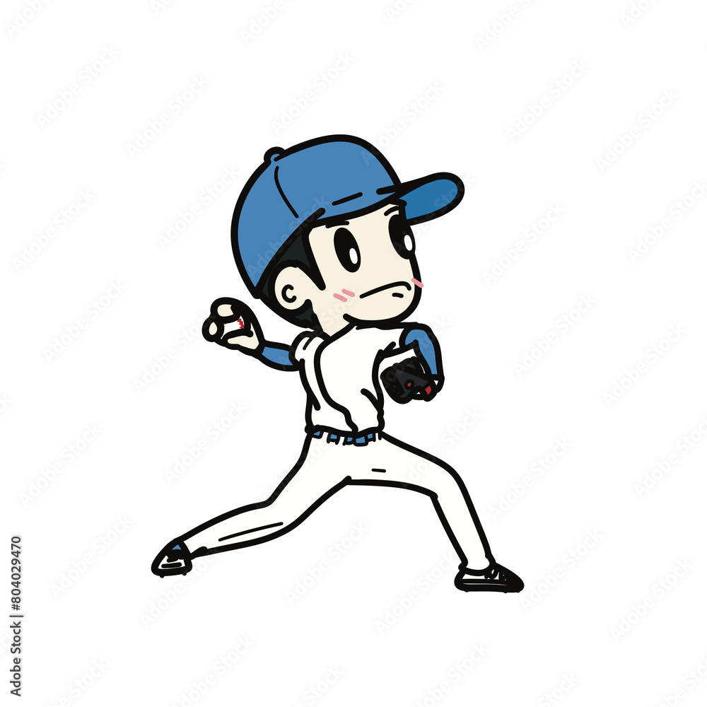 baseball character baseball character