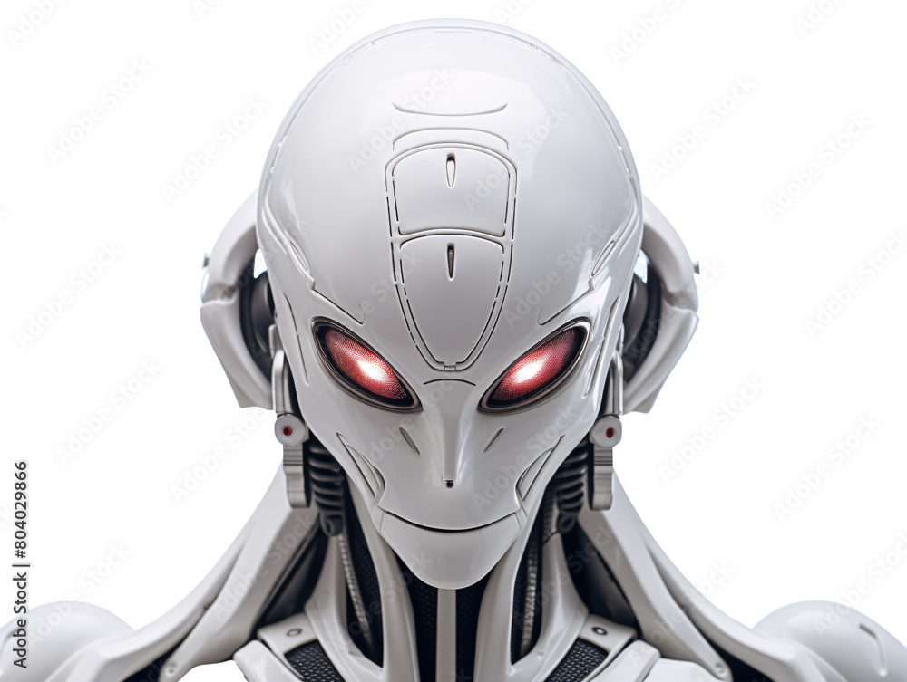 a close up of a robot a close up of a robot