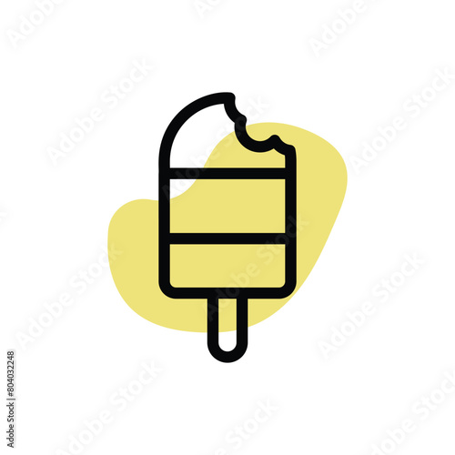 Stick Ice Bar vector icon