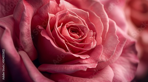 Large pink rose flowe background 