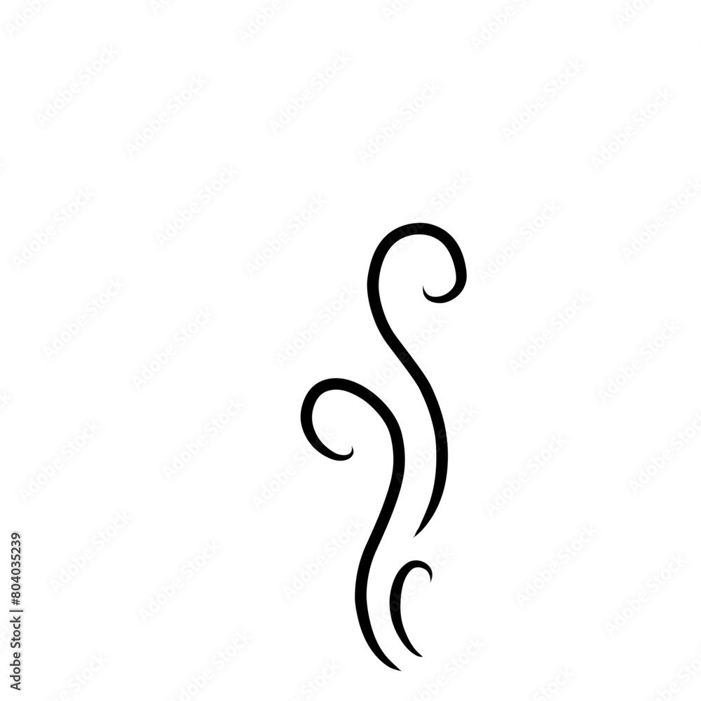 Hand Drawn Hot Steam Doodle Hand Drawn Hot Steam Doodle