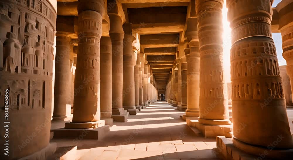 Interior of an Egyptian temple. Luxor Temple.
Interior of an Egyptian temple. Luxor Temple.