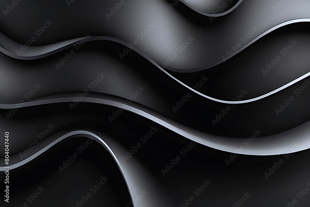 Minimal Abstract Dynamic textured background design in 3D style with black wave. Minimal Abstract Dynamic textured background design in 3D style with black wave.