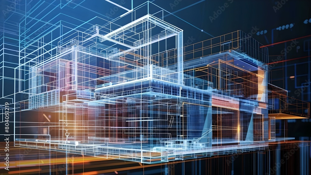 Innovative technology transforming construction with smart building systems and modern architecture . Concept Technology, Construction, Smart Building Systems, Modern Architecture, Innovation Innovative technology transforming construction with smart building systems and modern architecture . Concept Technology, Construction, Smart Building Systems, Modern Architecture, Innovation