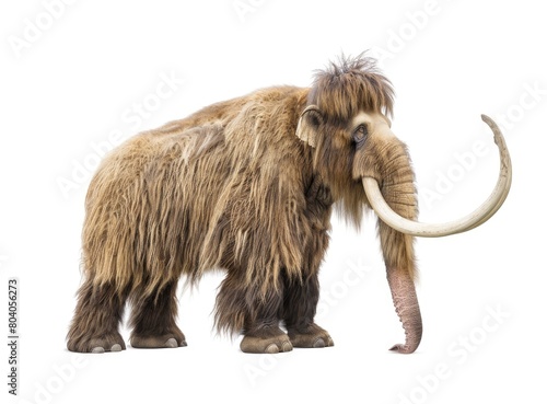 mammoth isolated on white background