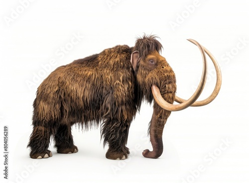 mammoth isolated on white background