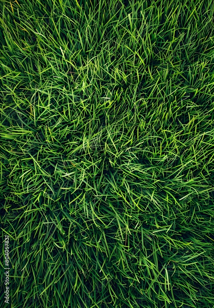 Lush green grass carpet covering the ground in an expansive outdoor natural setting Lush green grass carpet covering the ground in an expansive outdoor natural setting