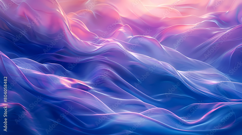 Obraz premium Harmonic Waves: A Symphony of Colors
