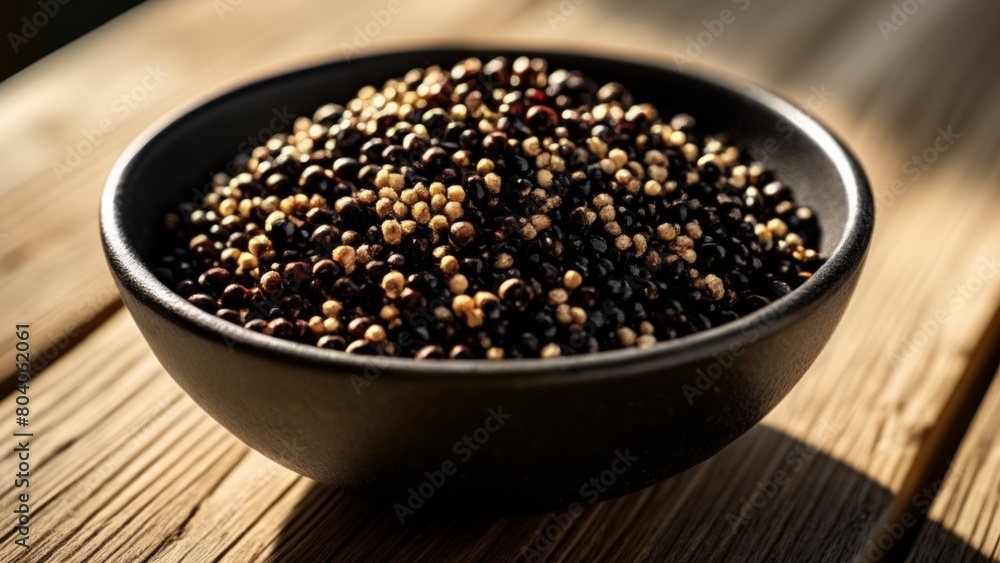 A bowl of vibrant spices ready to add flavor to your culinary creations A bowl of vibrant spices ready to add flavor to your culinary creations