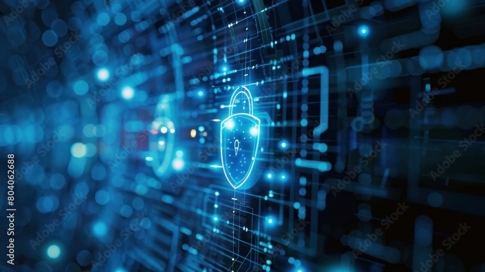 background digital security network background digital security network