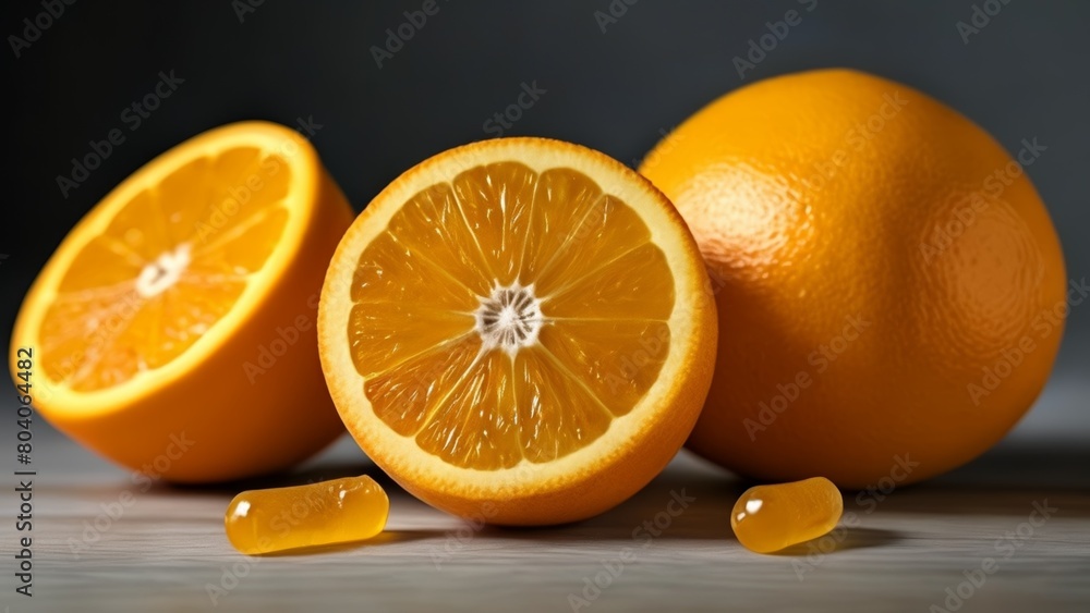 Fototapeta premium Freshly squeezed citrus delight