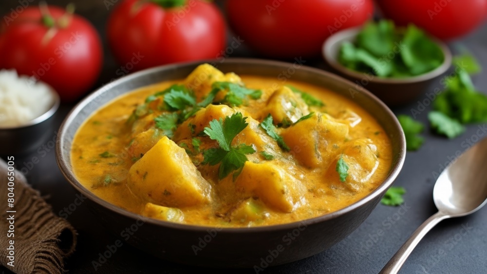 Delicious Thai Curry with Vegetables Delicious Thai Curry with Vegetables